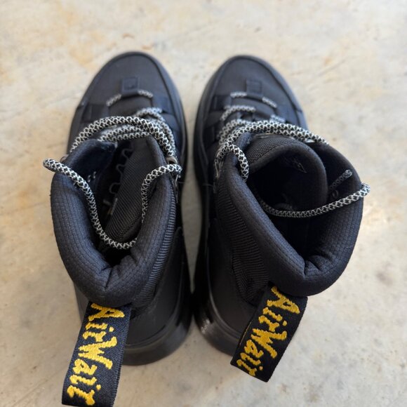 Dr. Martens Boury Leather Casual Boots, Black, Size 7 Men’s - Picture 4 of 8